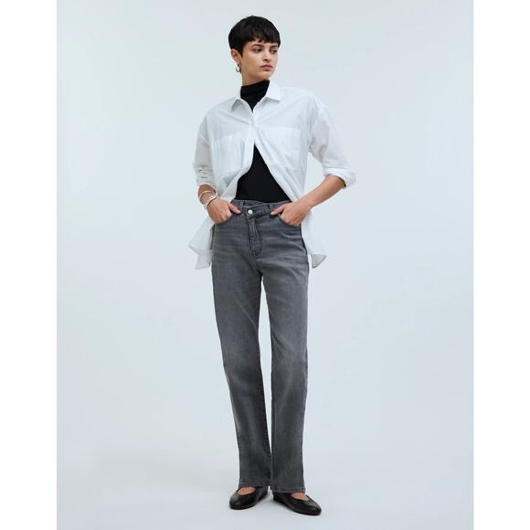Madewell Denim - NWT Madewell The '90s Straight Jean in Burwick Wash: Cross-Tab Edition Size 29